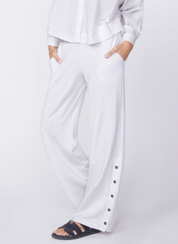 Stateside Softest Fleece Snap Track Pant