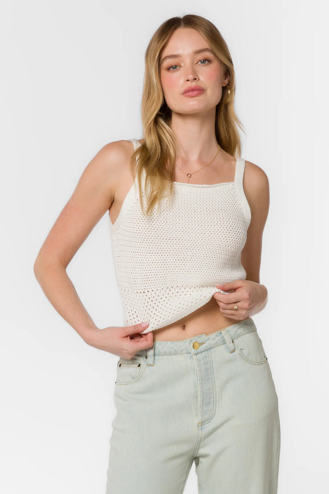 Velvet Heart Albany Open Knit Tank