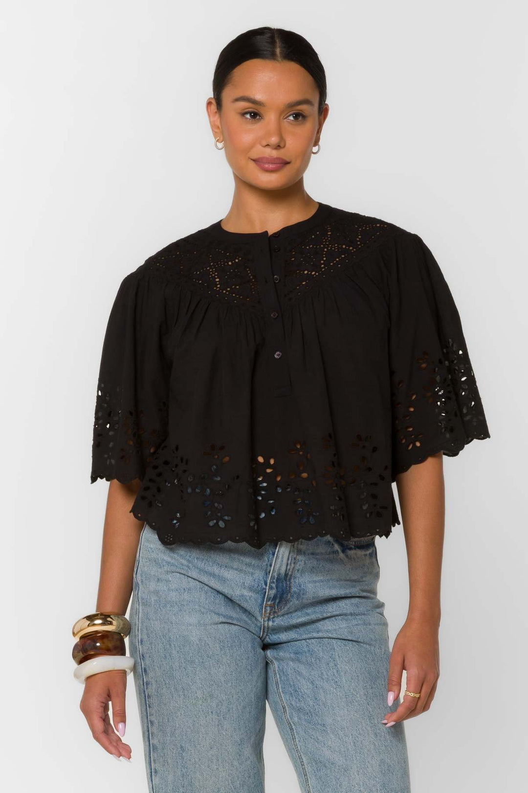 Velvet Heart Annika Eyelet Top