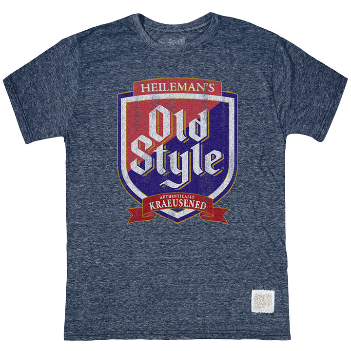 Retro-Marken-Triblend-T-Shirt im alten Stil