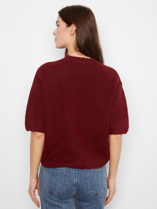 Charlie B Elbow Sleeve Balloon Shape Sweater