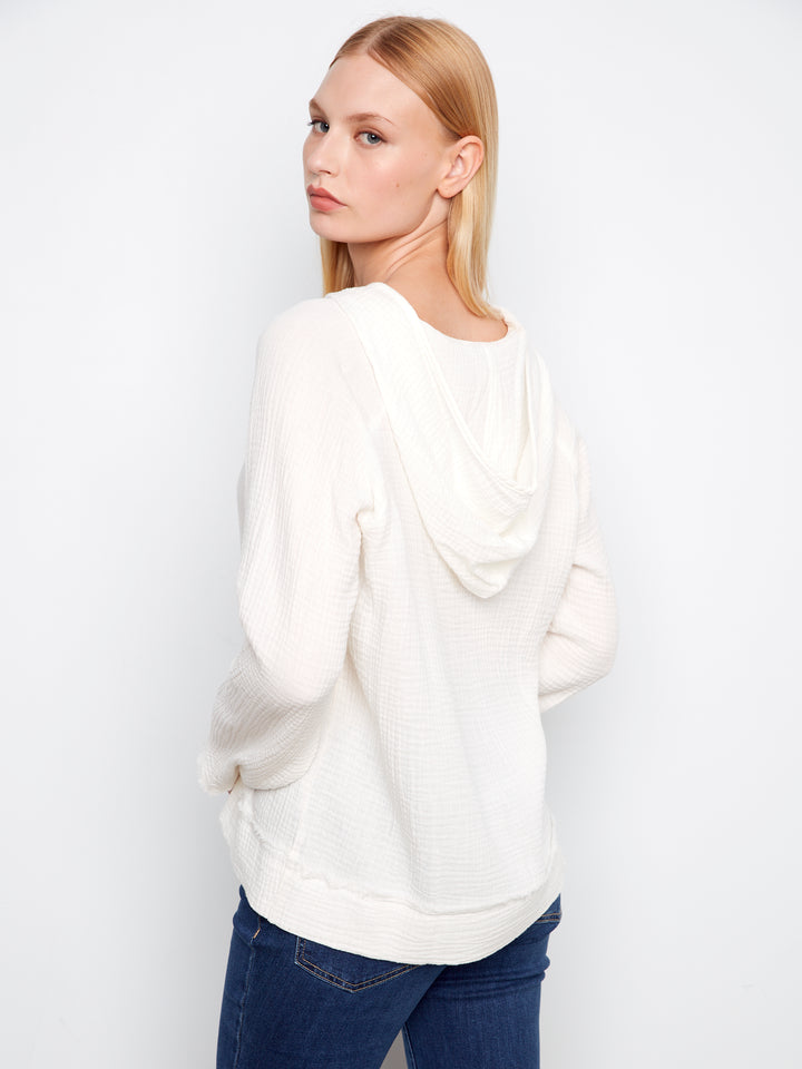 Charlie B Bubble Cotton Hoodie