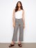 Charlie B Gingham Cropped Linen Blend Pants