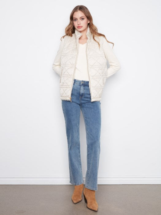 Charlie B Reversible Faux Fur Vest