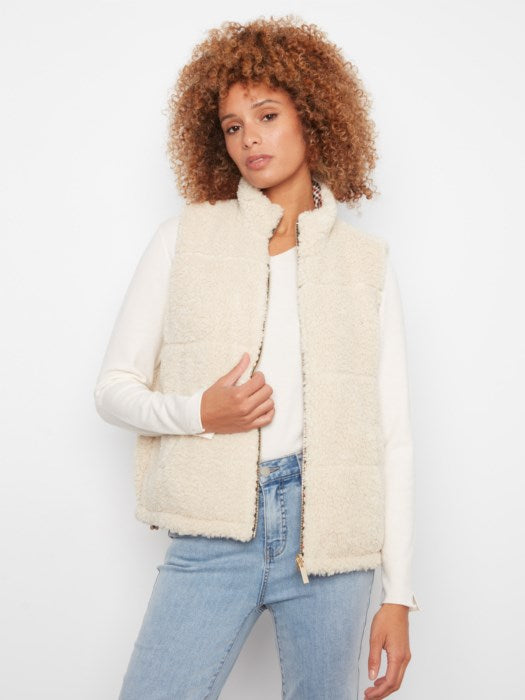 Charlie B Reversible Plaid Quilted Vest
