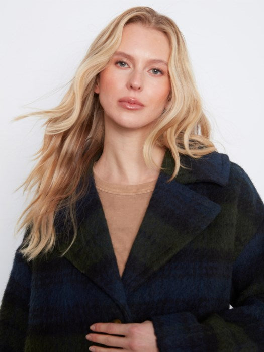 Charlie B Short Plaid Jacket