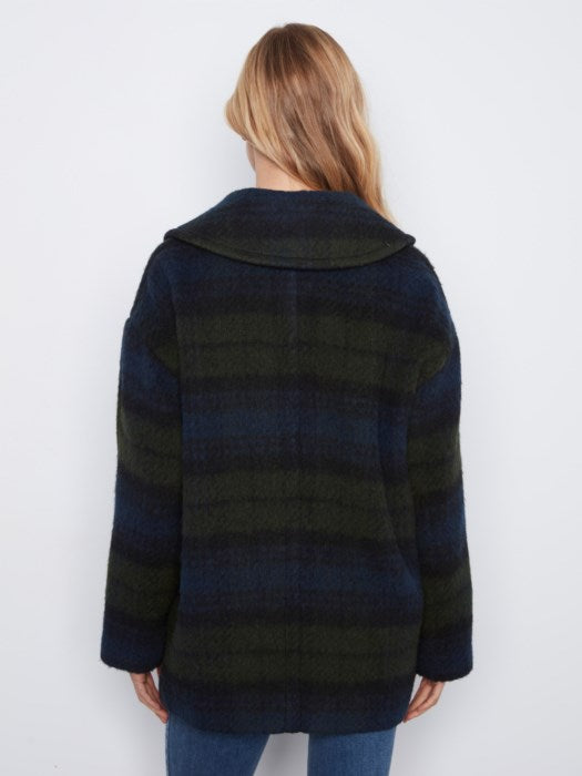 Charlie B Short Plaid Jacket
