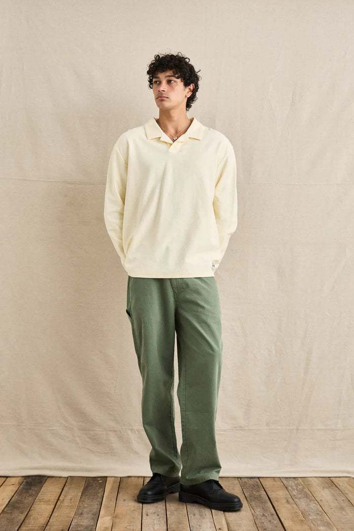 Rhythm Kapu Long Sleeve Rugby Polo