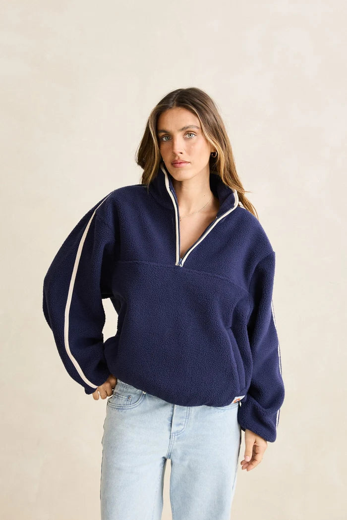 Rhythm Camp Half Zip Sherpa Pullover