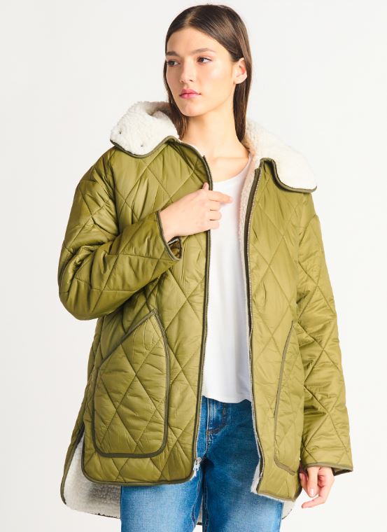 Dex Sherpa Lined Quilted Jacket