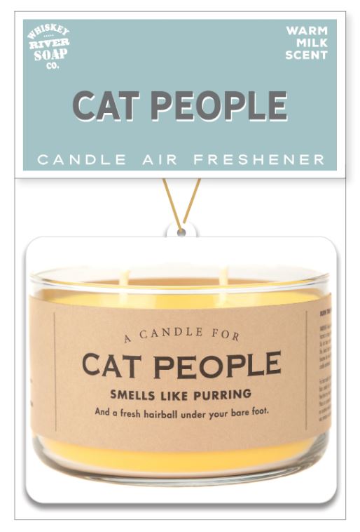 Whiskey River Soap Cat People  Air Freshener