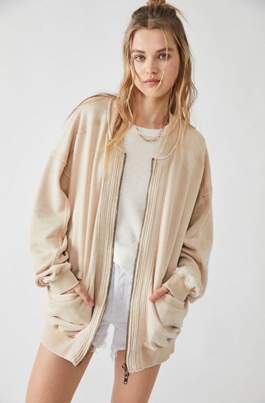 Free People Robby Bomber Jacket