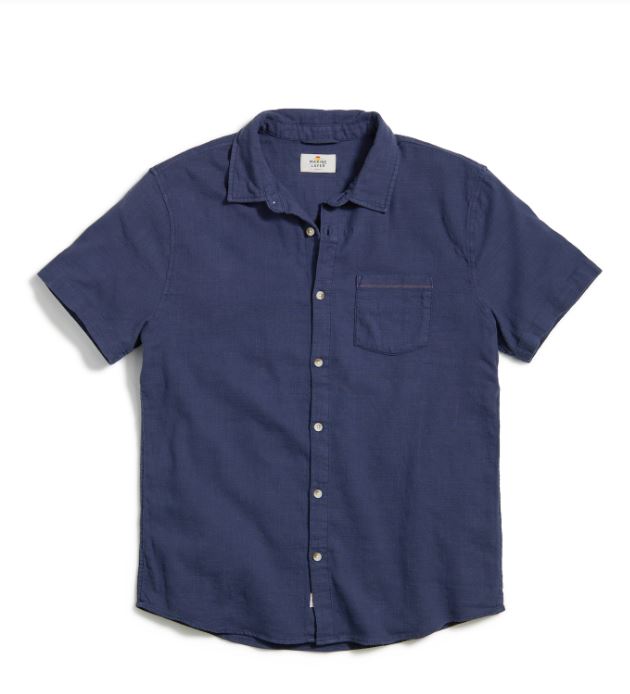 Marine Layer SS Classic Stretch Selvage Shirt