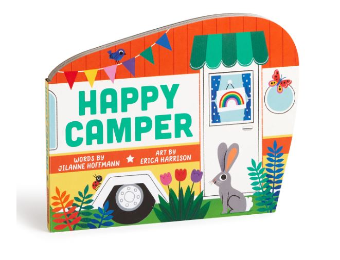 Chronicle Books Happy Camper-förmiges Pappbuch