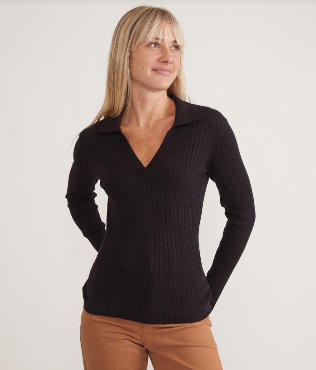 Marine Layer Deserae Knit Polo