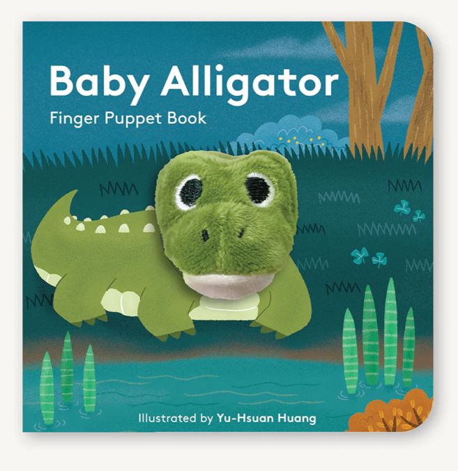 Chronicle Books Livre de marionnettes à doigt pour bébé alligator