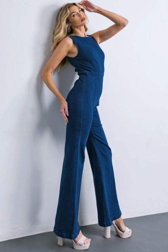 Flying Tomato Denim Jumpsuit