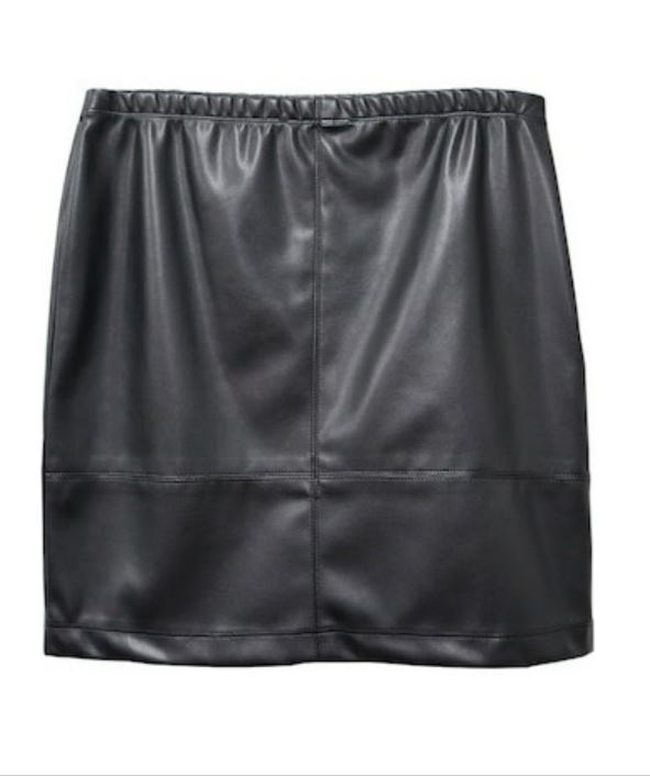 Fifteen Twenty Faux Leather Skirt