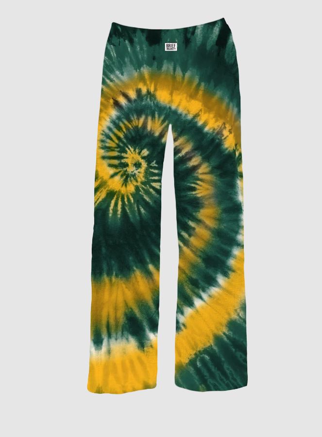 Dale's Exclusive Green and Gold State Tie Dye Lounge Pants