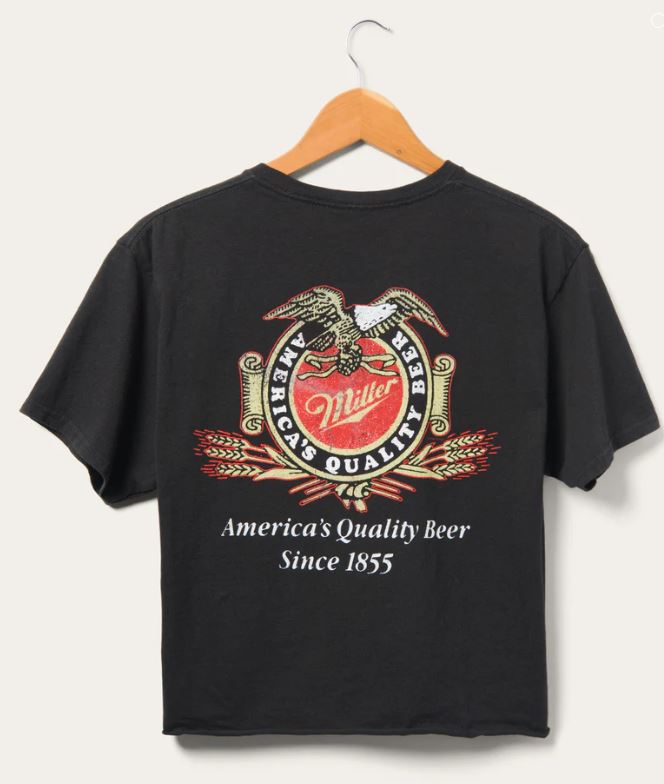 Junk Food Miller High Life Crop T-Shirt