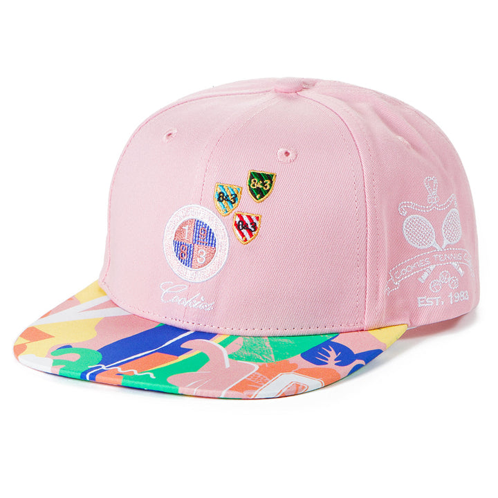 Cookies Corsica Snapback Hat with Printed Brim/ Embroidery and Patch Art