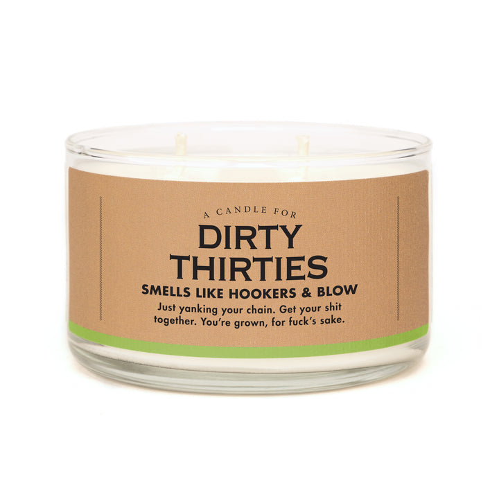 Whiskey River Soap Dirty Thirties Candle