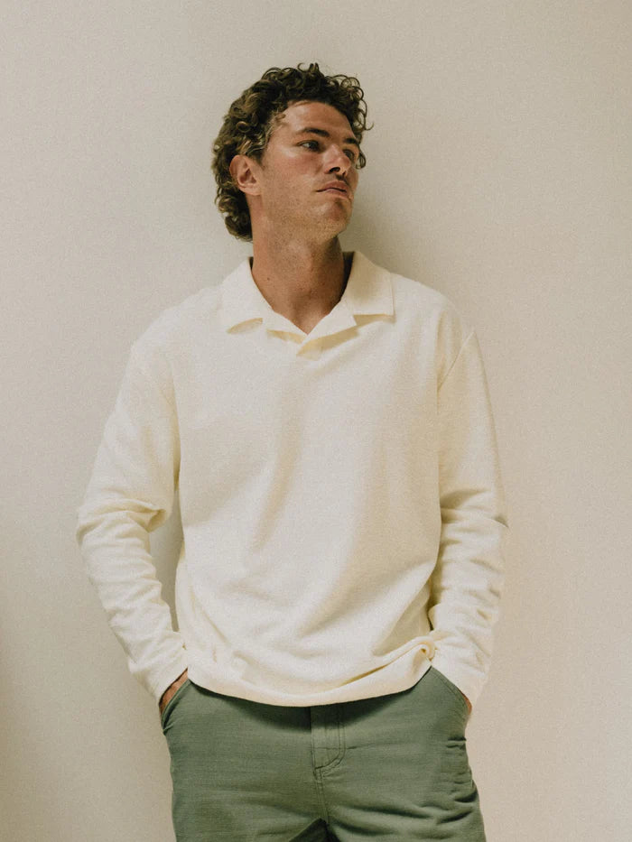 Rhythm Kapu Long Sleeve Rugby Polo