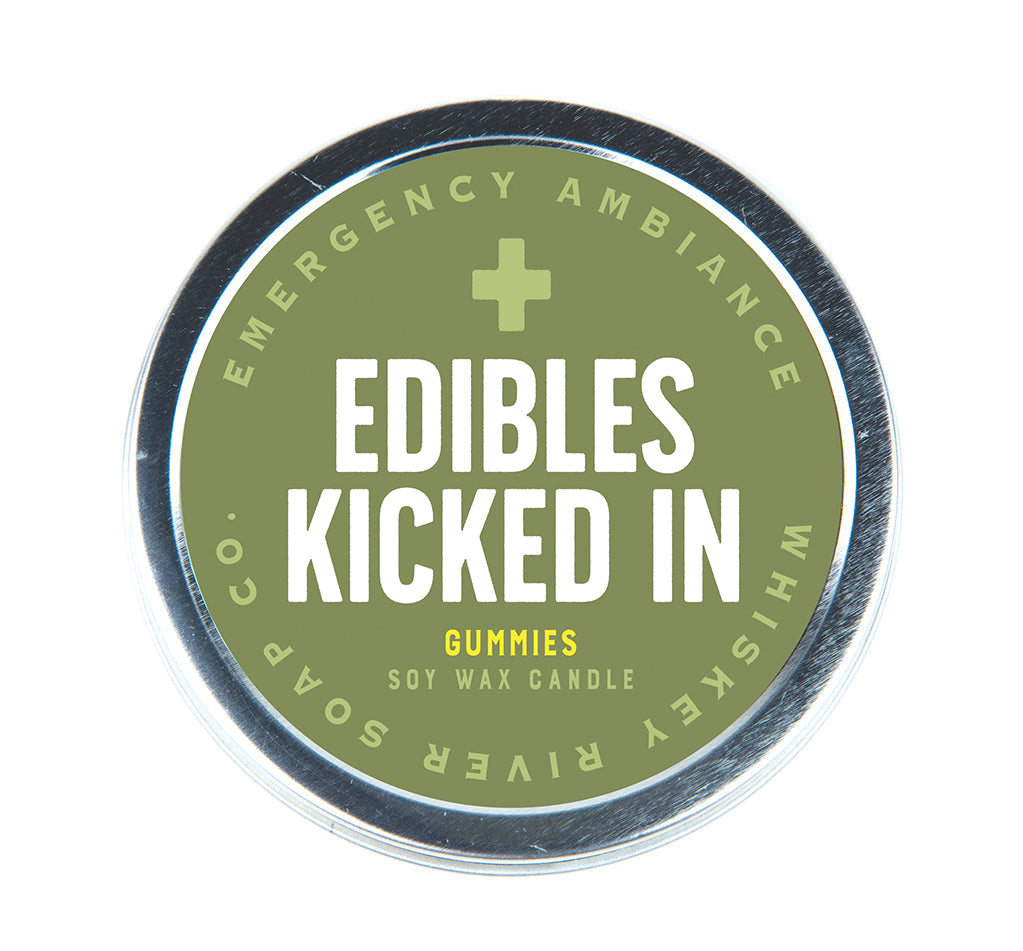 Whiskey River Emergency Ambiance Tin – Edibles Kicked In