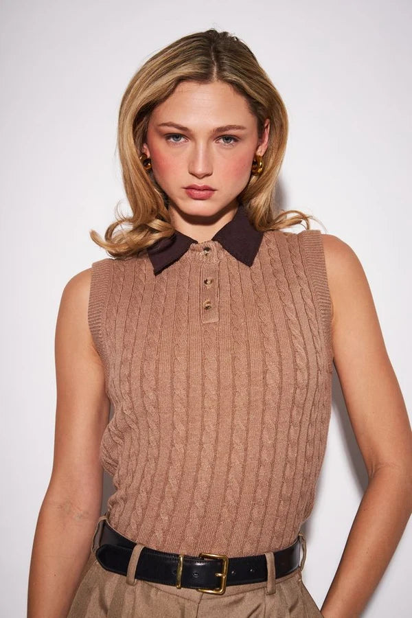 John & Jenn Conrad Sleeveless Sweater