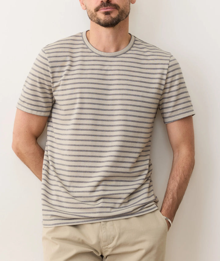 Marine Layer Signature Jacquard Crew Tee
