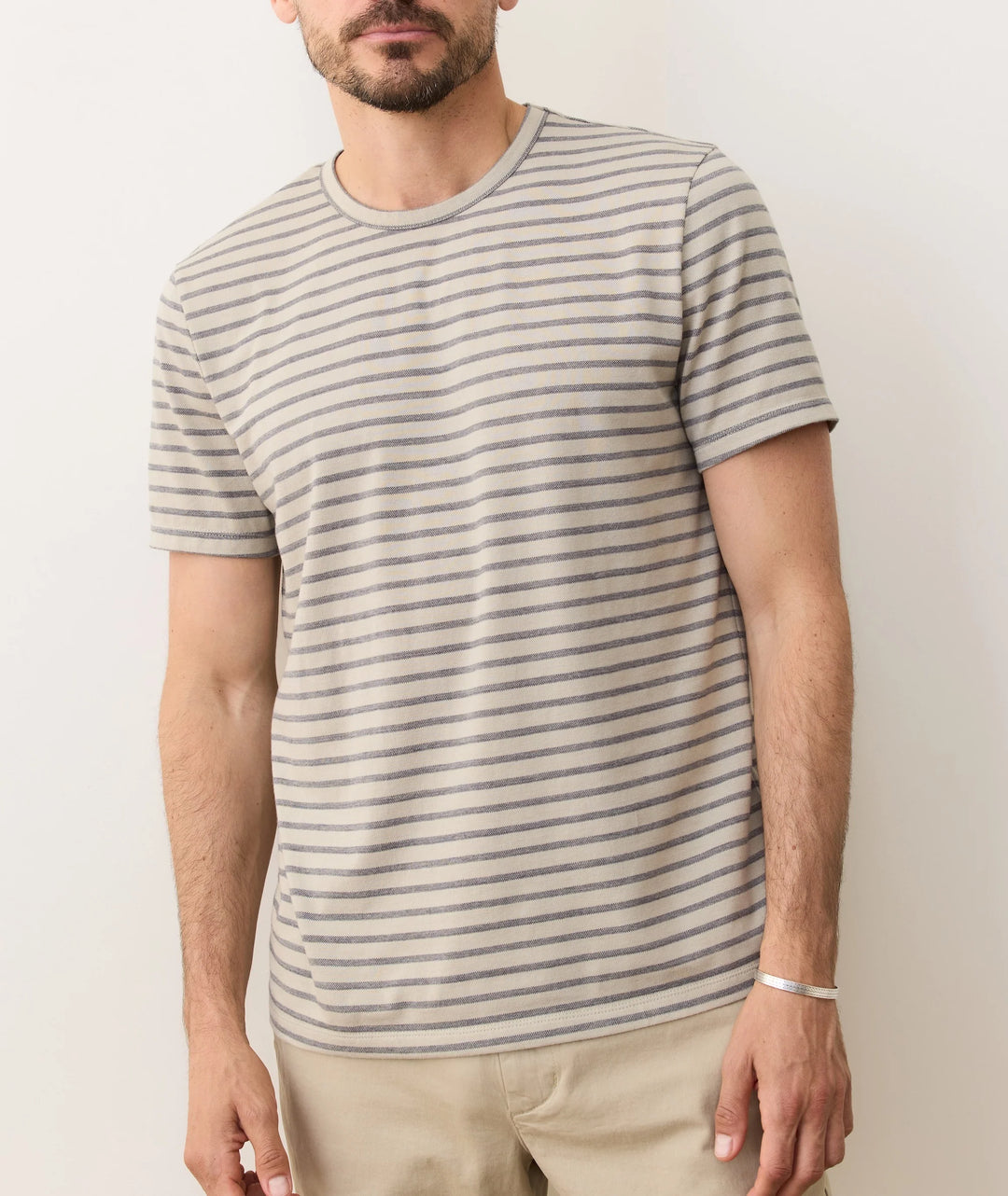 Marine Layer Signature Jacquard Crew Tee