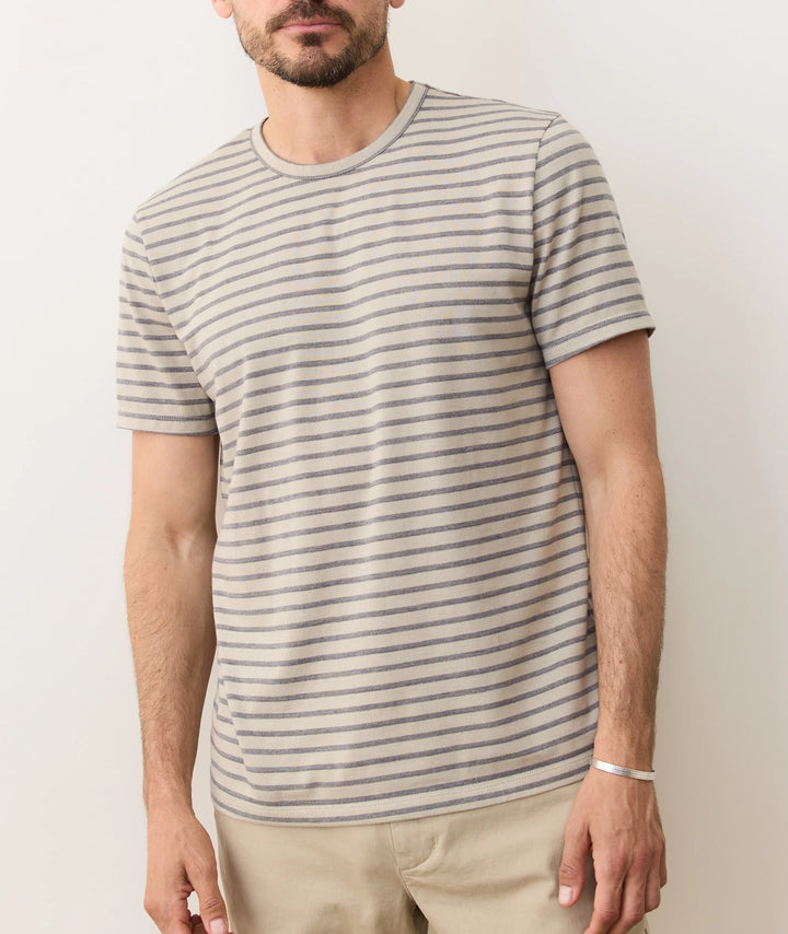 Marine Layer Signature Jacquard Crew Tee