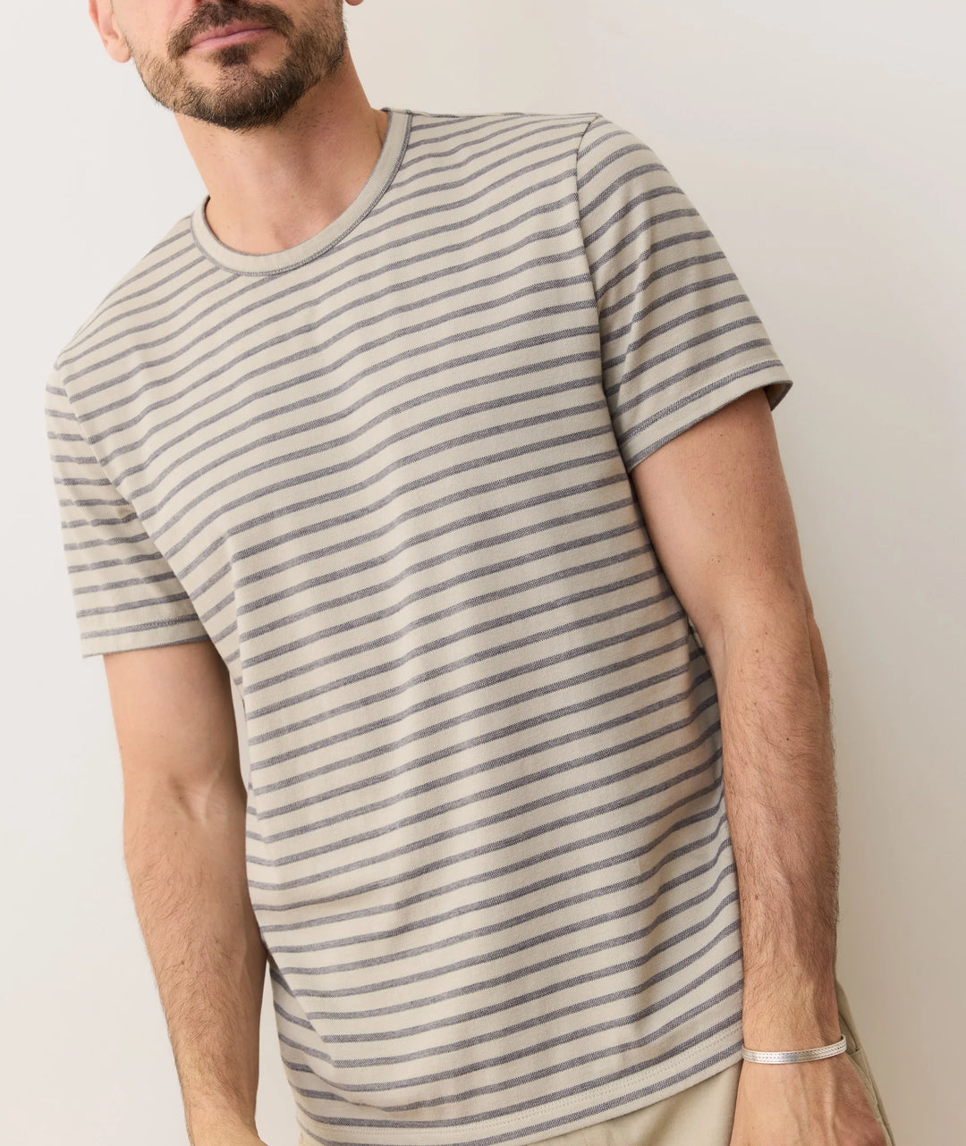 Marine Layer Signature Jacquard Crew Tee