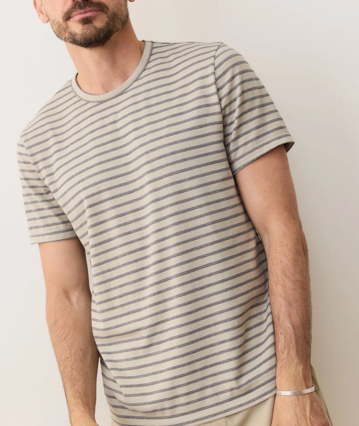 Marine Layer Signature Jacquard Crew Tee