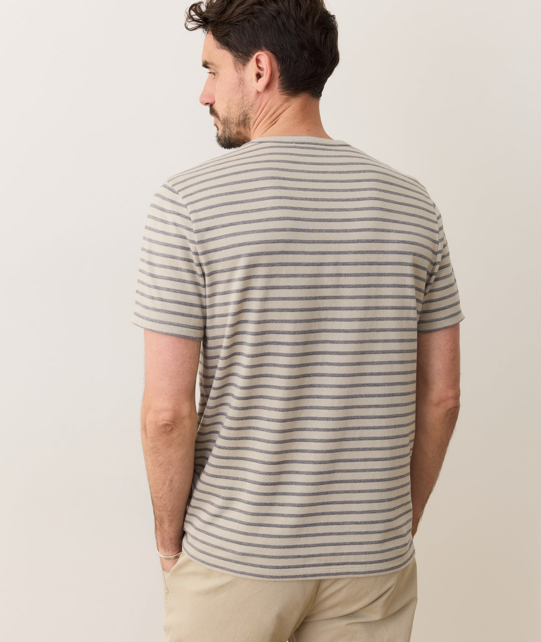 Marine Layer Signature Jacquard Crew Tee