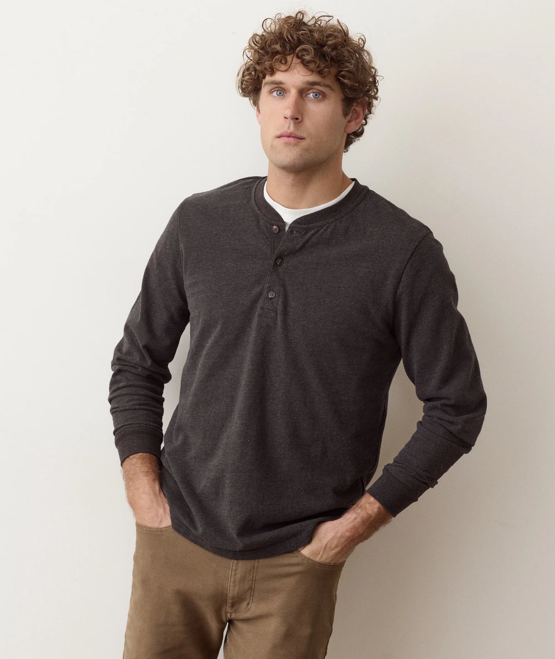 Marine Layer Luxe Jersey Henley