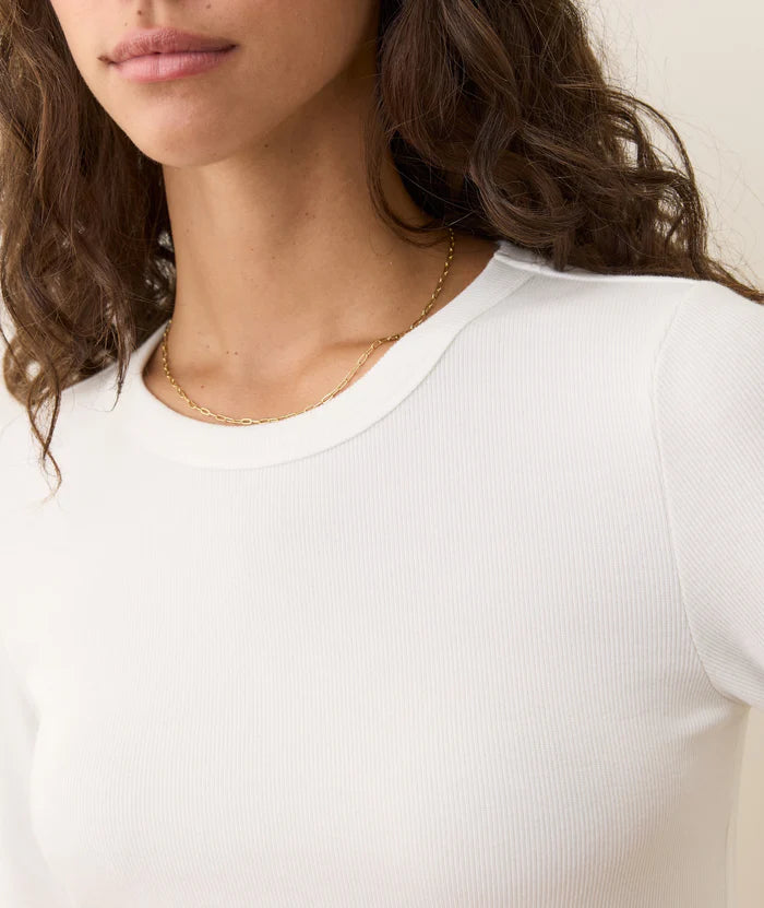 Marine Layer Long Sleeve Lexi Rib Sun-In Crew Tee