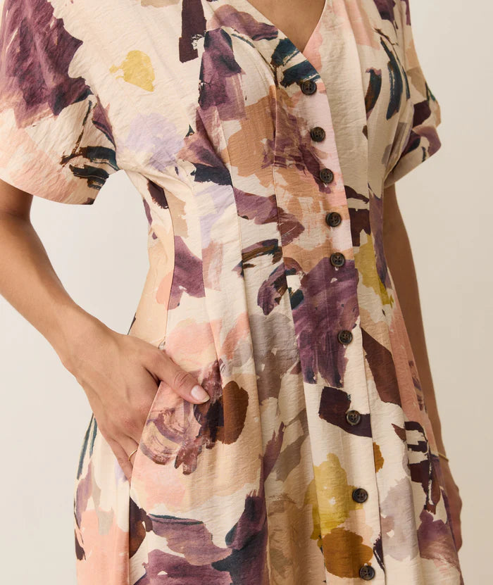 Marine Layer Naomi Midi Dress