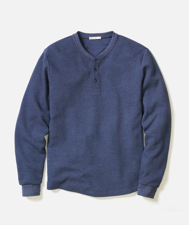 Marine Layer Waffle Henley