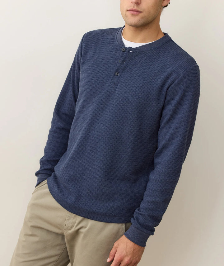Marine Layer Waffle Henley
