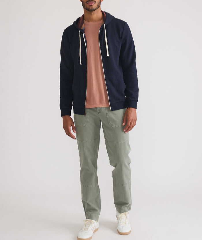 Marine Layer Fleece Stripe Full-Zip