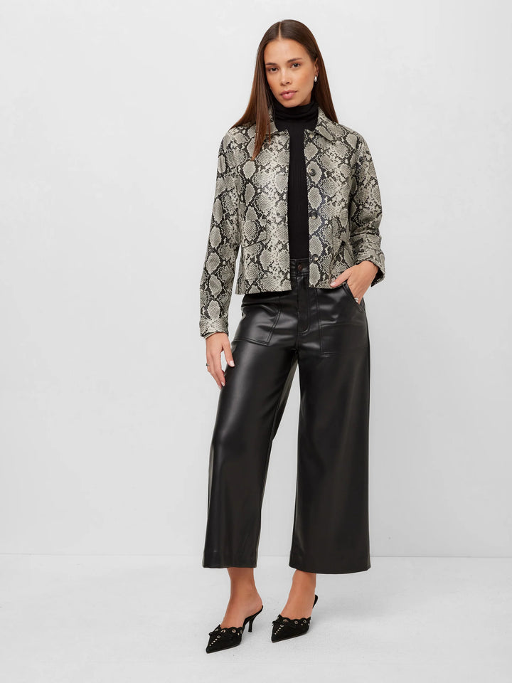 Fifteen Twenty Rylee Cropped Pants-Faux Leather