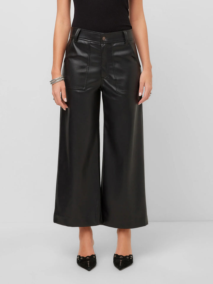 Fifteen Twenty Rylee Cropped Pants-Faux Leather