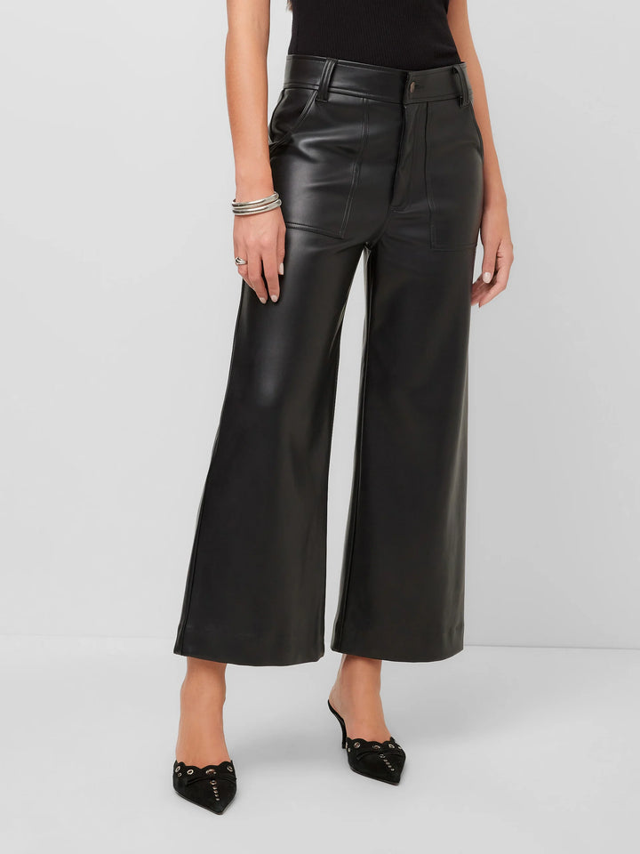 Fifteen Twenty Rylee Cropped Pants-Faux Leather