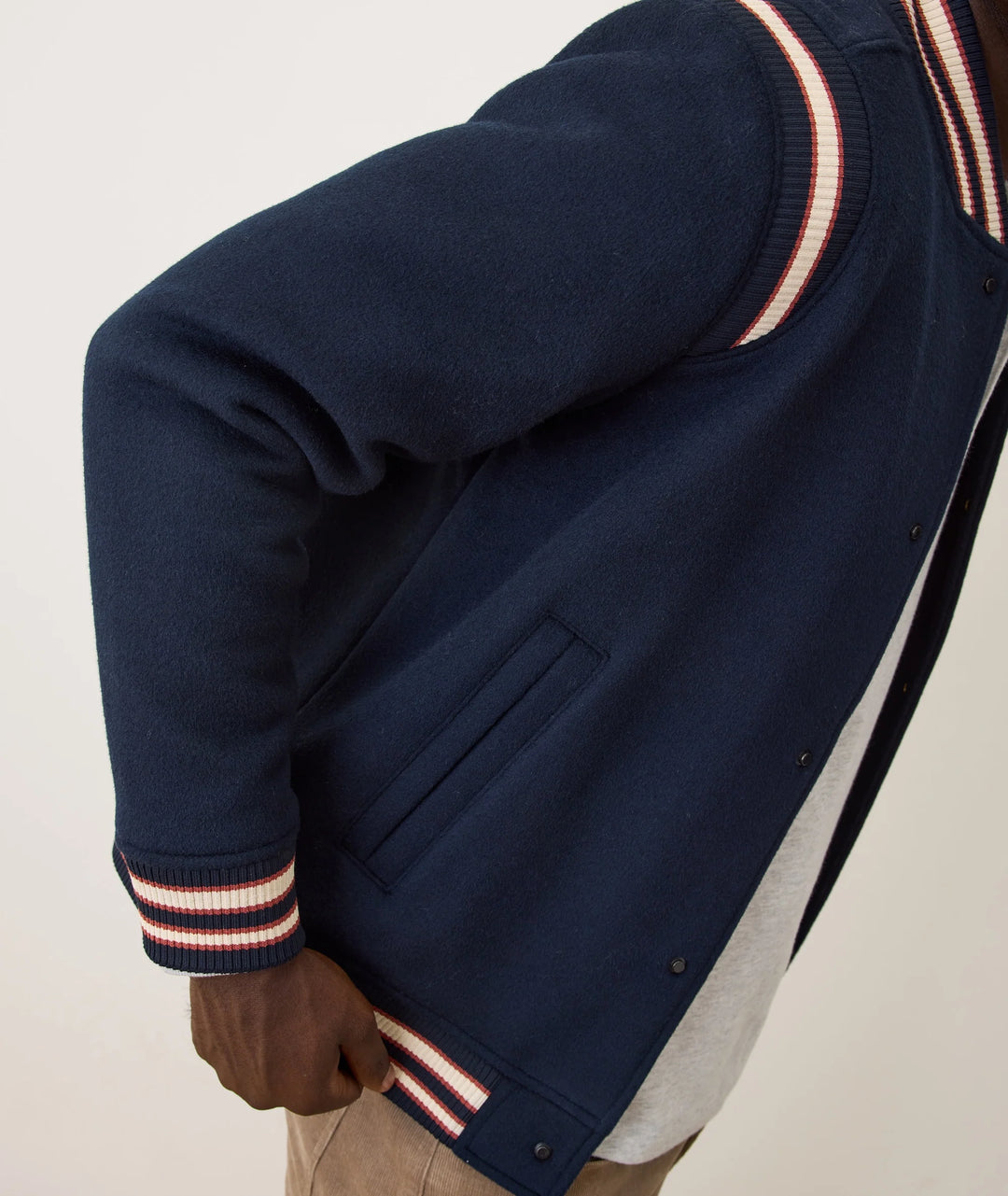 Marine Layer Wool Varsity Jacket