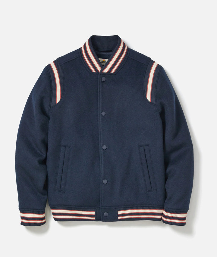Marine Layer Wool Varsity Jacket