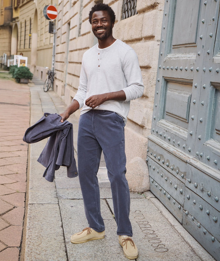 Marine Layer Saturday Moleskin Slim Straight Chino