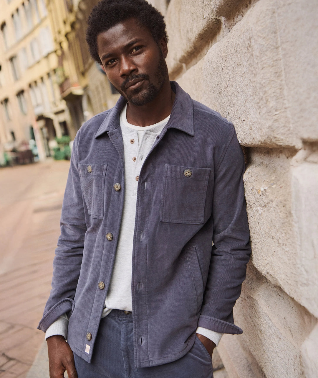 Marine Layer Max Moleskin Overshirt