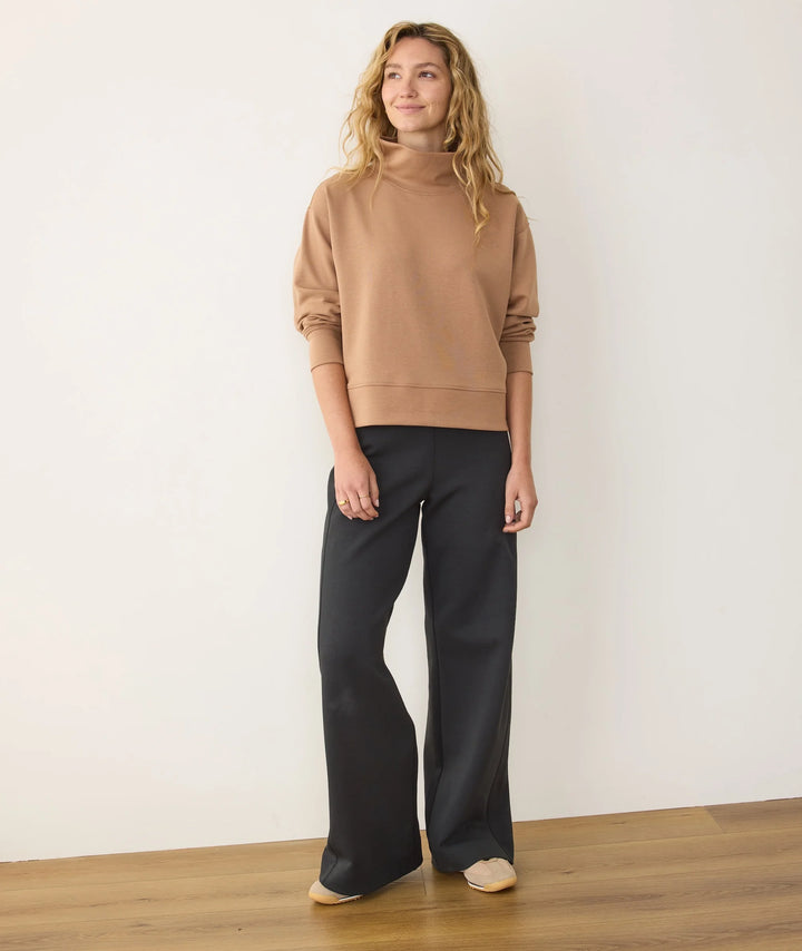 Marine Layer Nova Mock Neck Sweatshirt