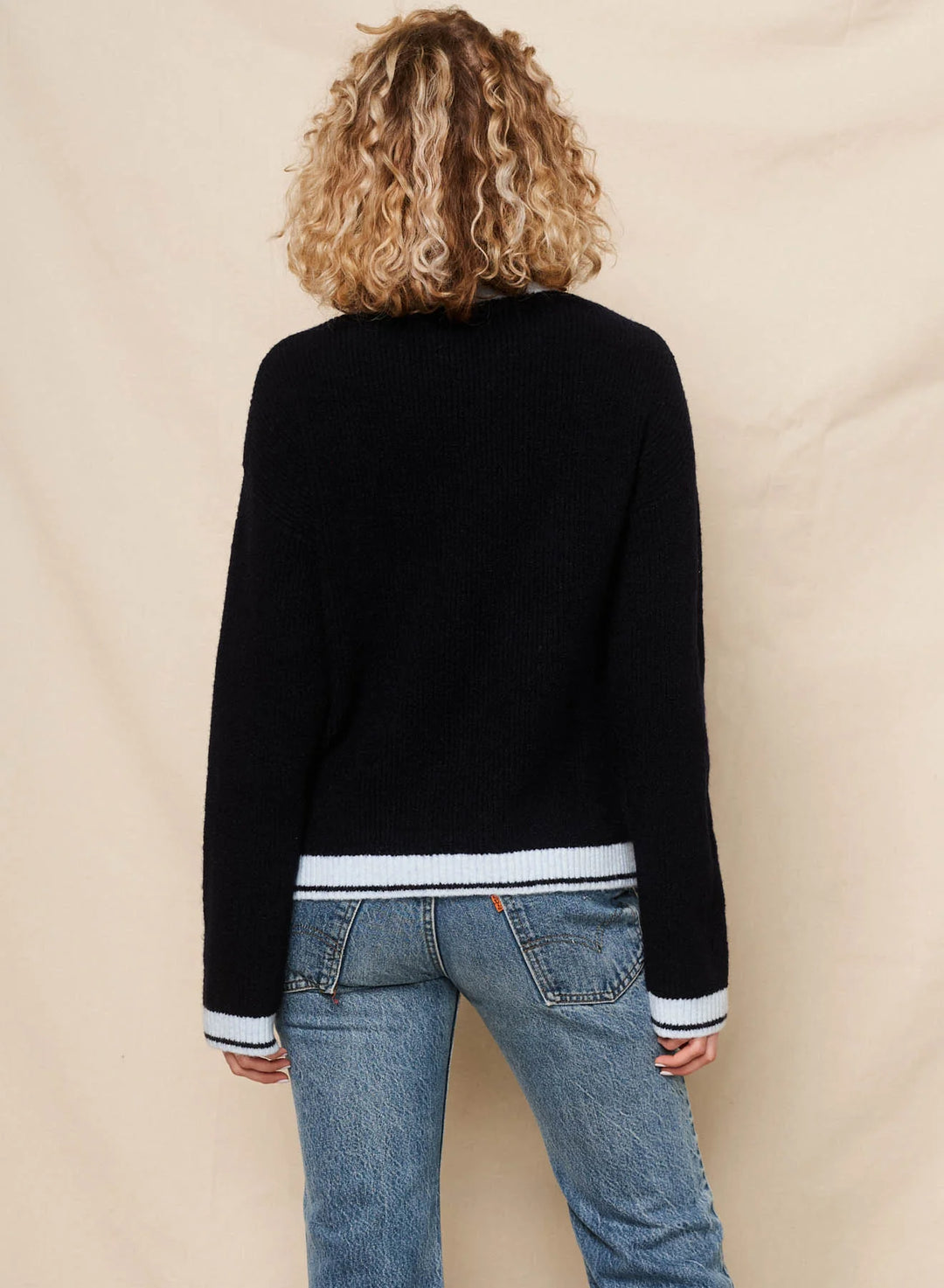 Sundry Amour Intarsia Sweater